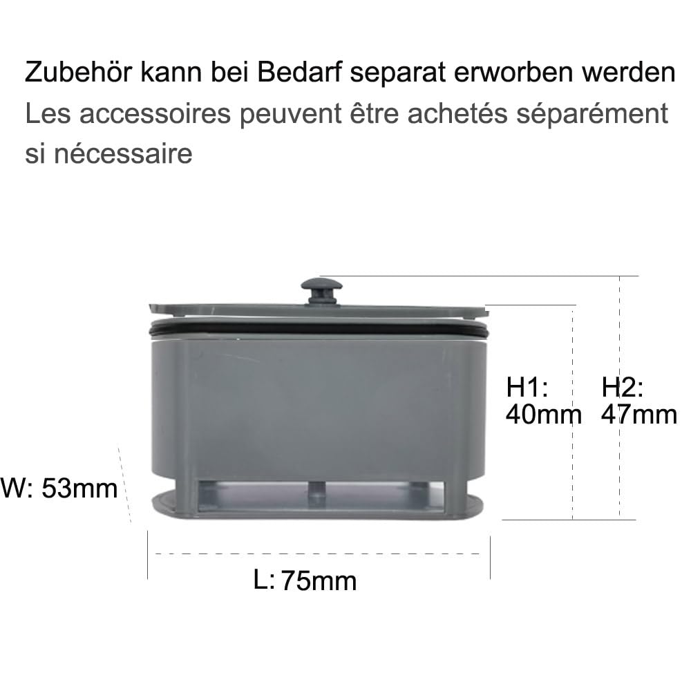 Canalina per doccia, 80 cm, piastrellabile, in acciaio inox a 360 gradi, set completo di scarico per doccia, sifone extra piatto, con antiodore e filtro per capelli, scarico doccia