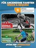MIVELO Comfort PRO Fahrradsattel mit Memory Foam I Fahrrad Sattel Damen I Fahrradsattel Herren...