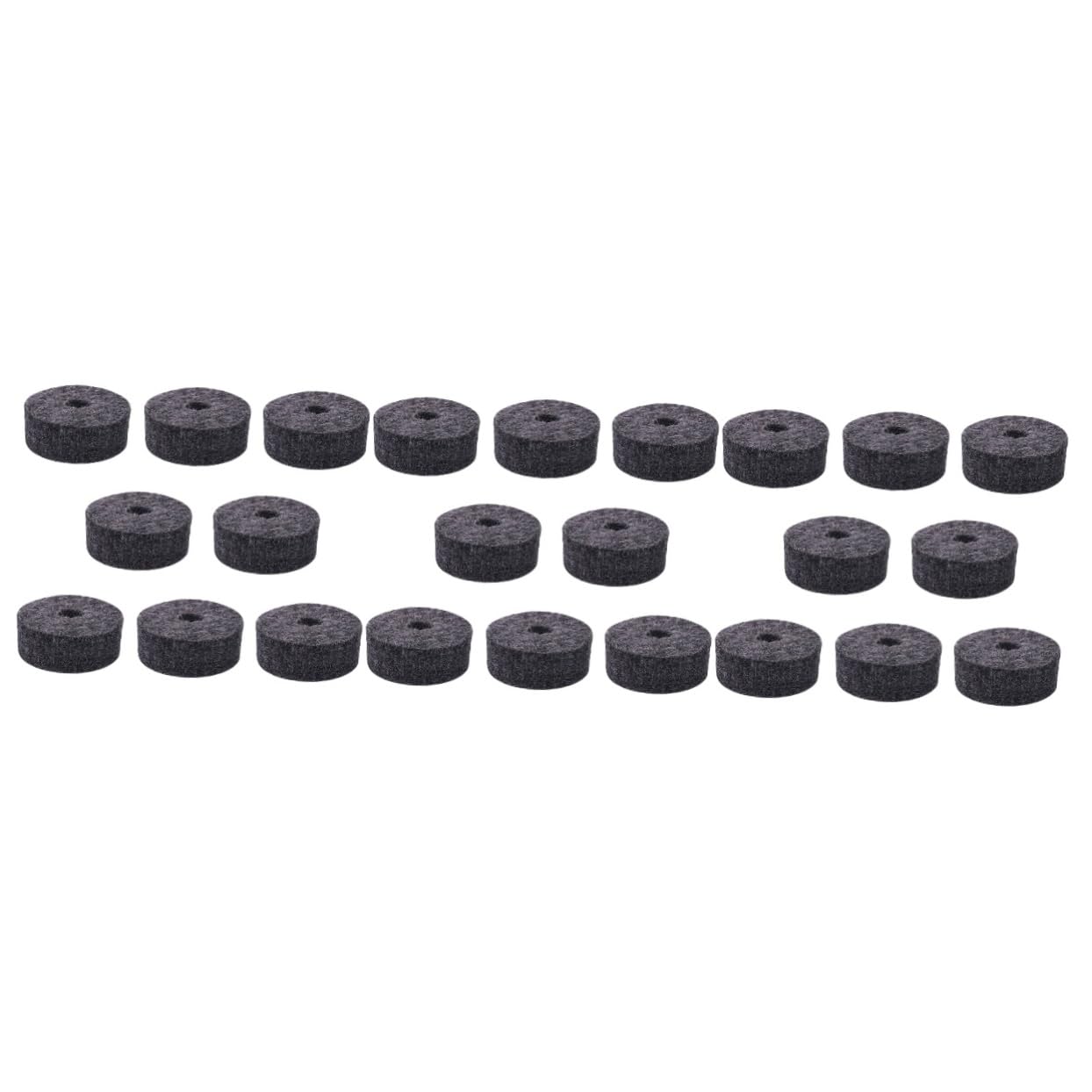 SUPVOX 3sets Bass Drum Pad Mute Pads Drum Cymbal Felt Washers for Guitar Cymbal Stand 8pcs*3