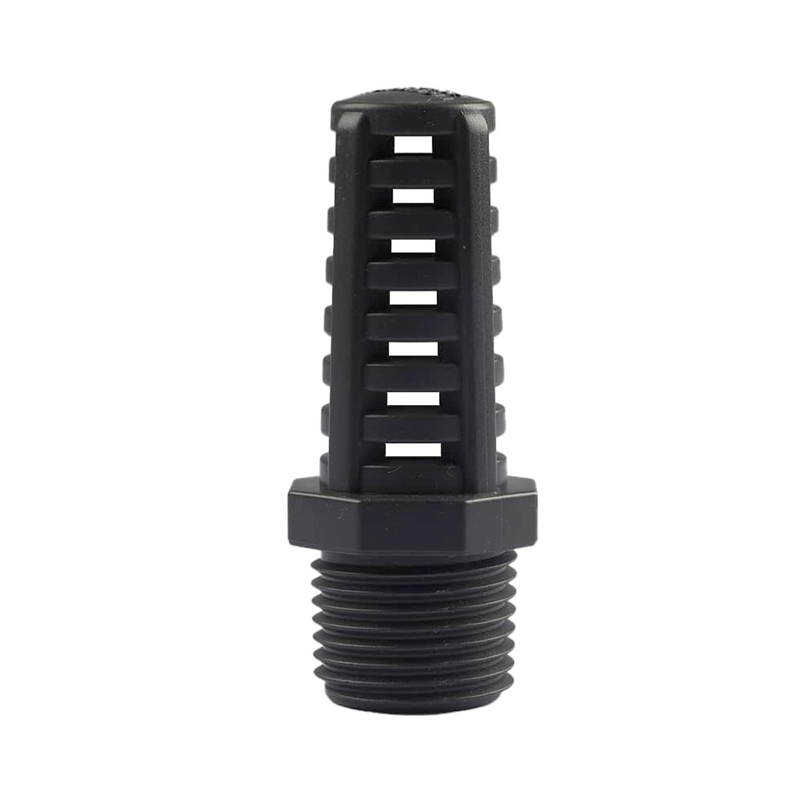 Saug-Überlaufsieb Ablaufgarnitur Anschlussstück Wasserpumpenfilter Gewindesieb Sieb für Aquarien, Teiche, Fischtanks(1,5")