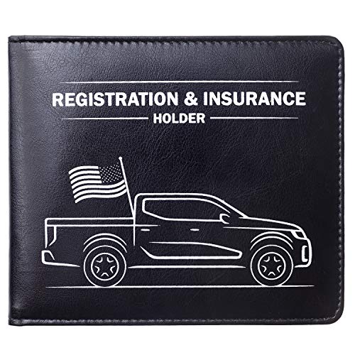 CANOPUS Car Registration & Insurance Holder Magnetic