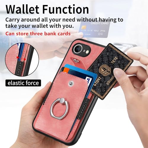 Funda iPhone 16E protectora anticaídas con ranura porta tarjetas 6