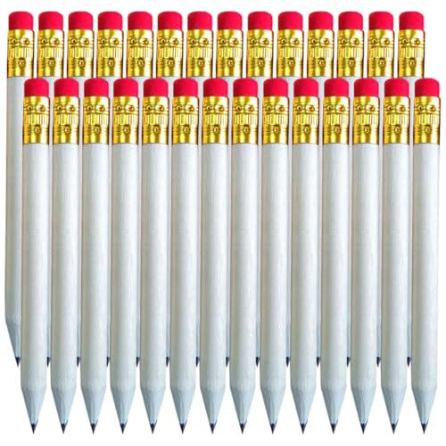 Lápices cortos de golf FUOYLOO 60 pcs HB con goma
