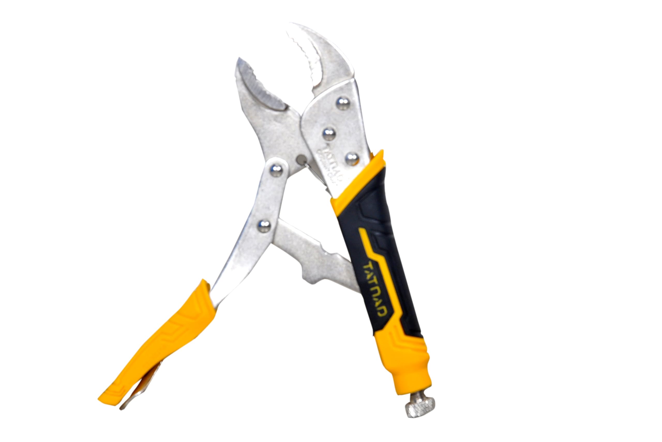 HAXO10-Inch Locking Pliers, Premium Alloy Steel Construction, Curved Jaw Locking Pliers with Wire Cutter, Quick Release, Fit for Clamping Twisting Welding 1