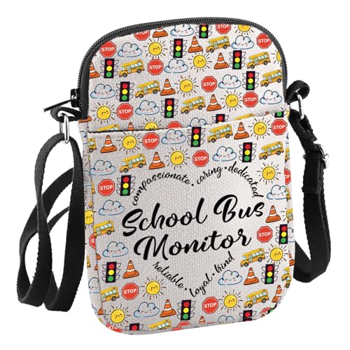 Bus Attendant Gift Bus Monitor Crossbody Bag Bus Attendant Gift