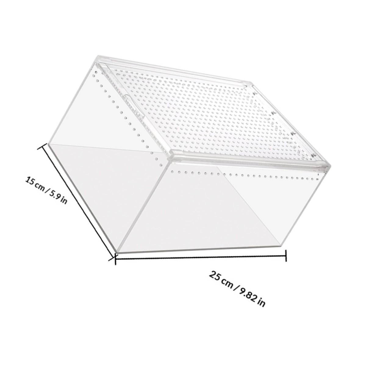 Recinto Acrílico para Alimentación y Cría de Reptiles, Ventilación