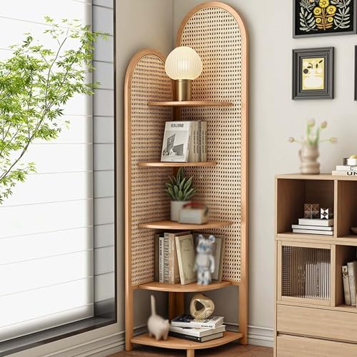 Bliajkswyr Multifunktionales Dreieckiges Bücherregal 39.5x39.5x168cm...