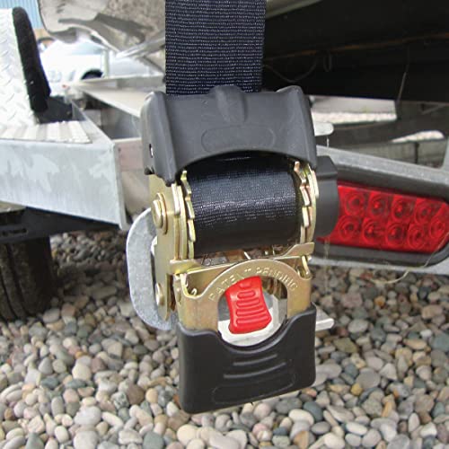 Erickson 34423 Pro Series 2 Inch X 5.5' Bolt-On Retractable Ratcheting Tie-Down Strap thumb #2