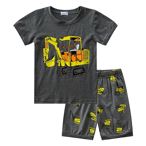 Toddler Boys 𝐏a𝐣amas Set Soft Cotton 𝐍𝐢ghtwear Short Sleeve Shirt with Shorts 𝐋oun𝐠ewear 𝐏𝐣s Kids Comfy 𝐒lee𝐩wear