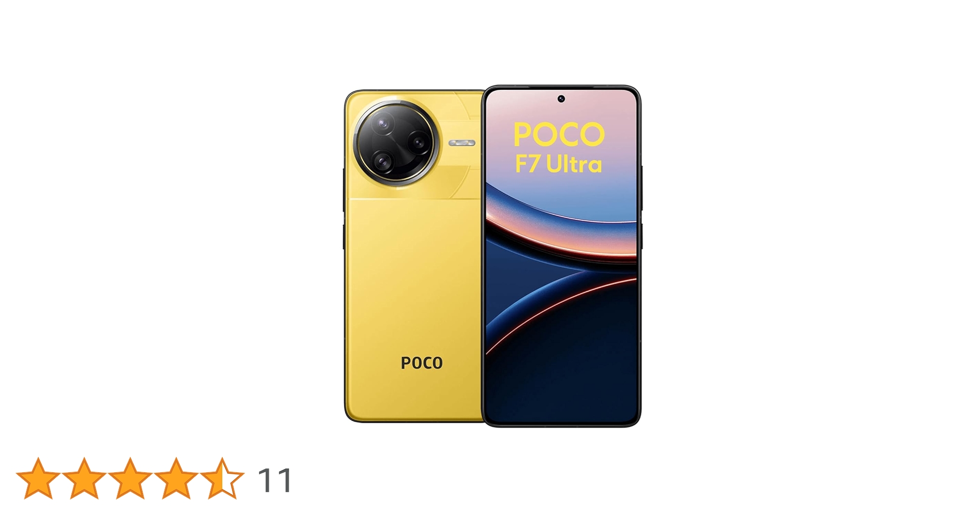 【新品開封品国内版】POCO F7 Ultra 256 yellow SIMフリー】POCO F7 Ultra 12GB+256GB イエロー MZB0K42JP Xiaomi