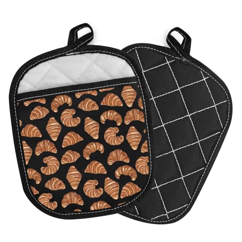 Croissant Lover Pot Holder Oven Mitt
