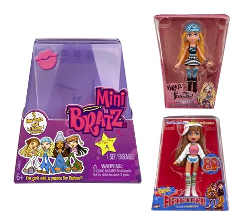 Mini Bratz Series 4 Collectible Figures by MGAs Miniverse 2 Mini Dolls per Blind Pack Packaging Doubles as Display Y2K Nostalgia Collectors Ages 6 7 8 9 10+
