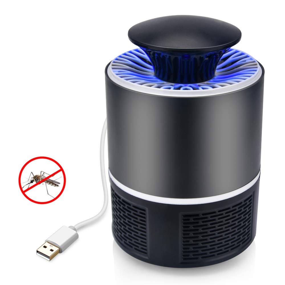 Mosquito Killer Mosquito Killer USB Lámpara Eléctrica Mosquito Killer Fotocatálisis Mute Home Led Zapper Trampa para Insectos Repelente De Plagas Sin Radiación Color Aleatorio