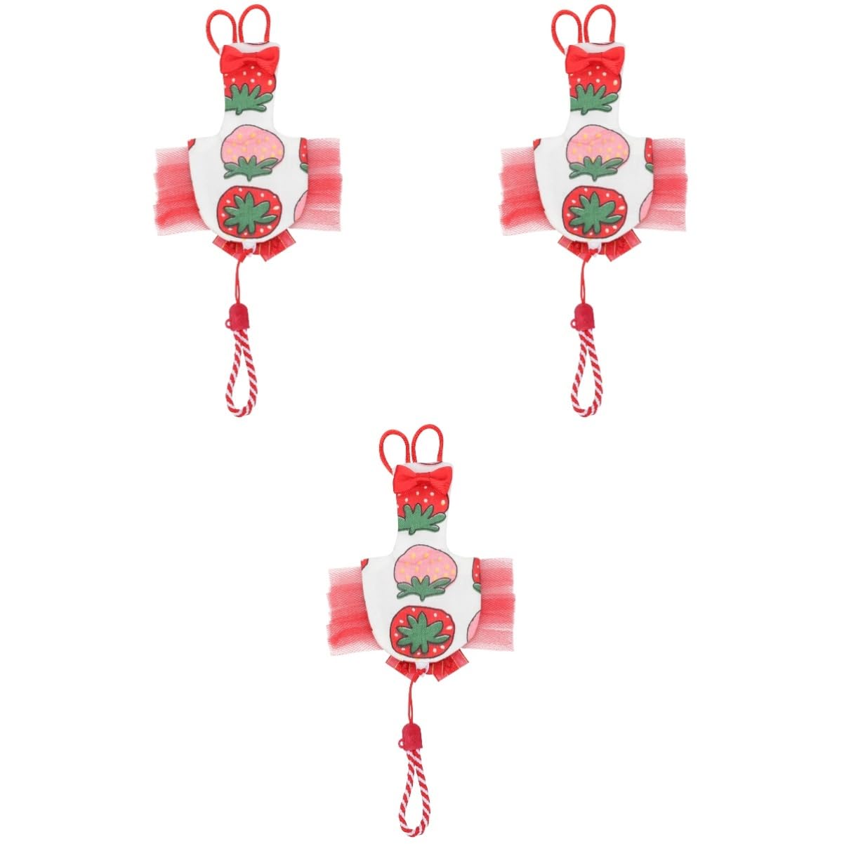 Housoutil 3 Piezas Mascota Loro Pájaro Pañal Pañales Canario Algodón Cola Larga