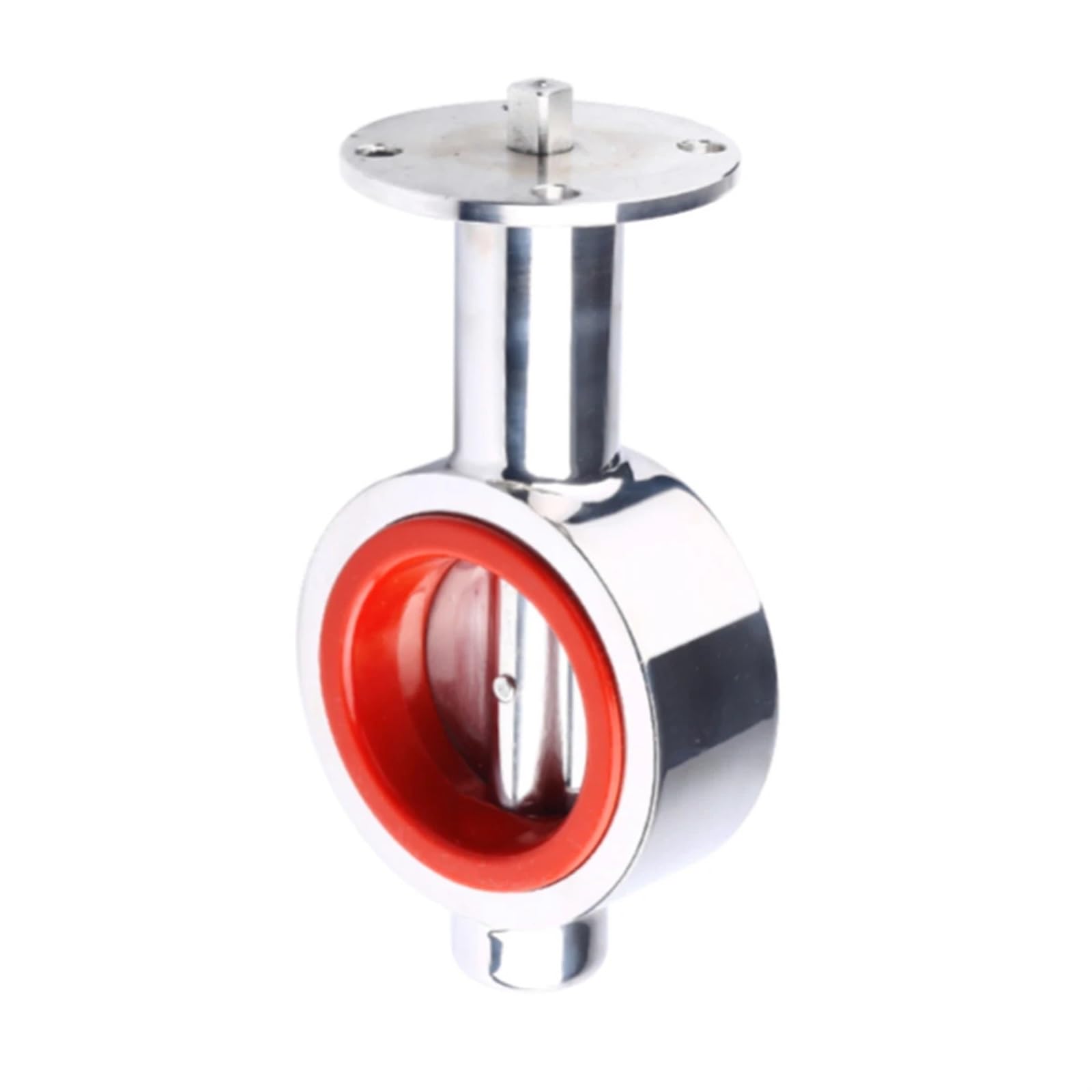 1-1/2in DN40 Stainless Steel 304 Sanitary Valve with Silicone Sealing for Food and Beverage Applications
