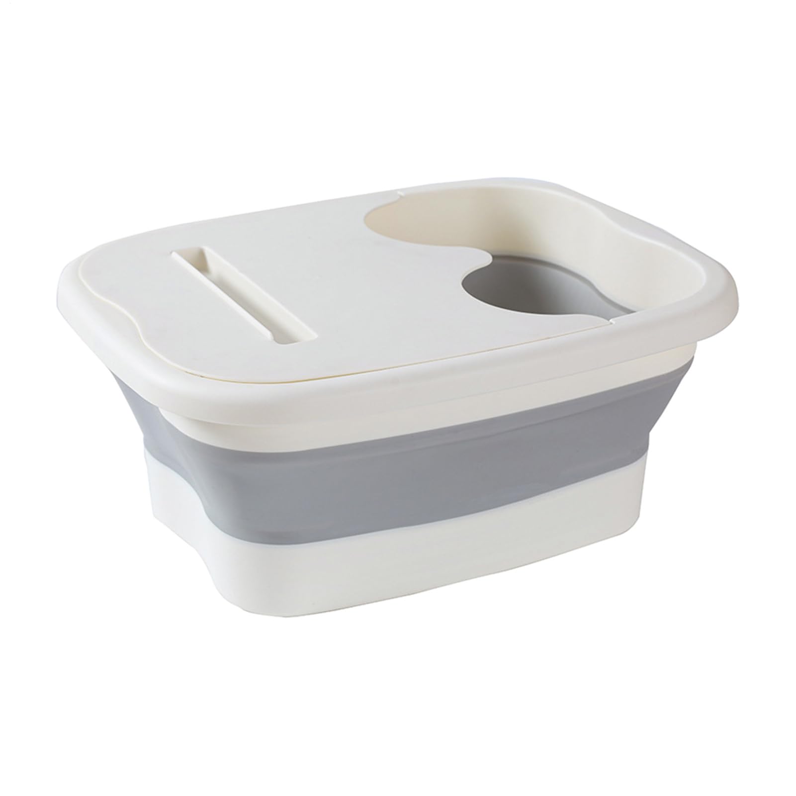 Fulenyi Folding Foot Bathtub - Soak Basin Feet Spa Massage Bucket - Foot Soaking Bath Basin Foldable Foot Bath Bucket Tub for Home Spa Outdoor Travel