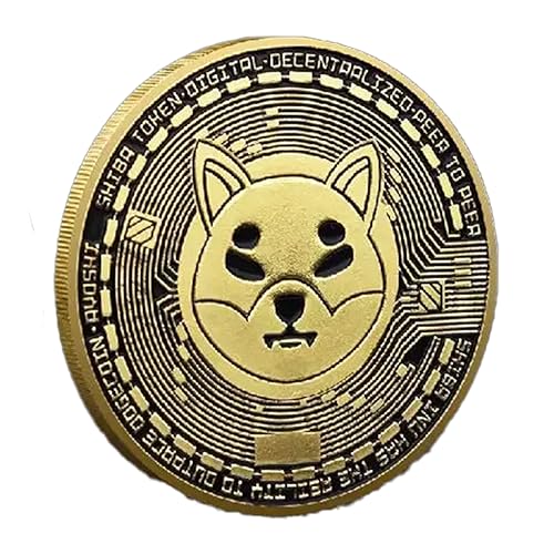 Gold Plated Shiba Inu Dodgecoin Crypto Coin - Adorable and Elegant Digital Currency Collectible, Perfect for Crypto Enthusiasts and Collectors - Image 4