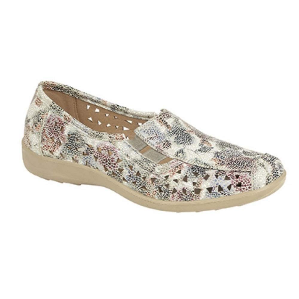 Boulevard - Zapatos náuticos Casuales con elásticos Laterales para Mujer