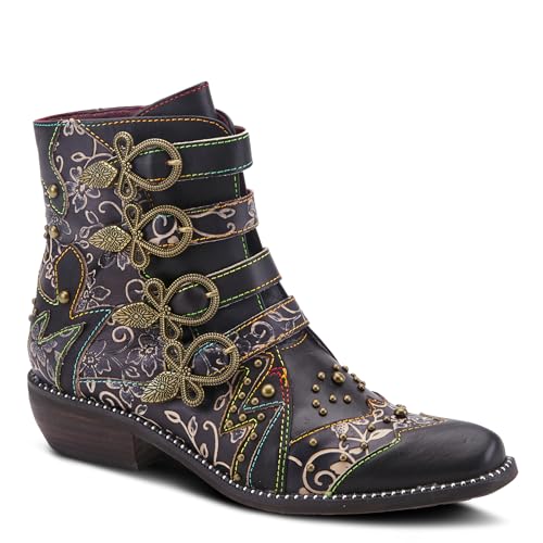 Spring Step L'Artiste Rodeha Booties for women - Women's Ankle Boots with Zipper Closure - Ladies Boots with Western Style Pointed Toe Silhouette2