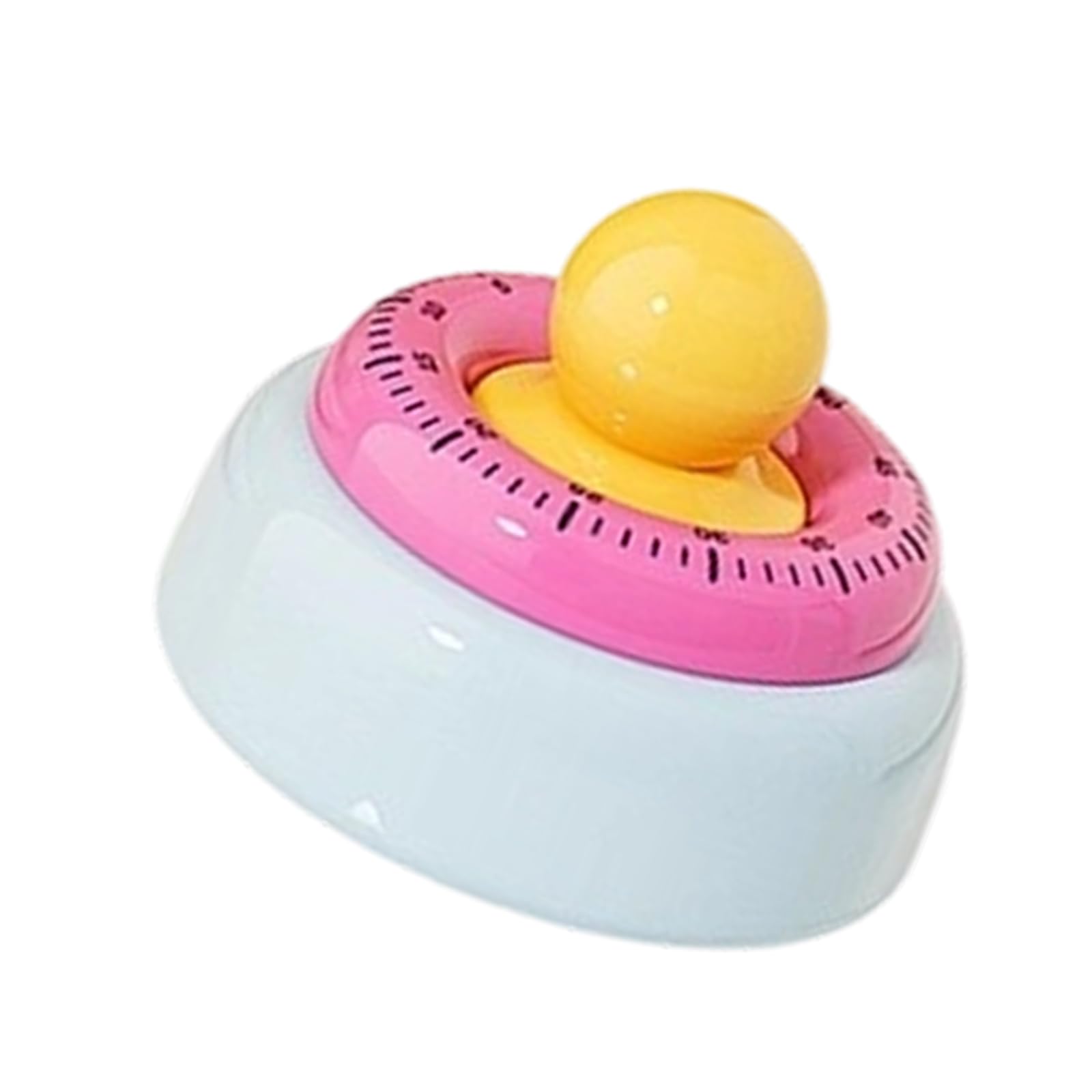 Quiet Mechanical Kitchen Timer with Sturdy ABS Materials and Secure Mounting Quiet Rotary Timer Denial Battery