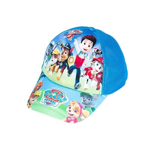 パウ パトロール キャップ 帽子 子供 46cm-54cm 調整可能 コーデ アクセント キュート 上品 春夏 旅行 クリスマス プレゼント カジュアル ヒップホップ (青7)