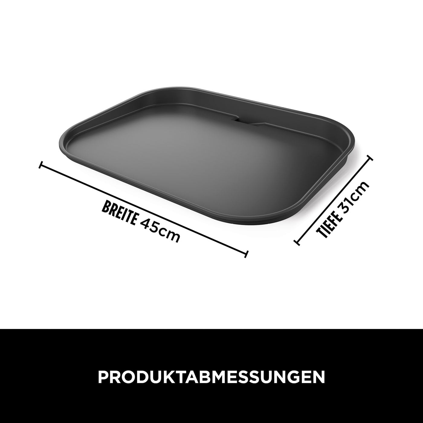 Ninja Woodfire XL flache Grillplatte, kompatibel mit Ninja Woodfire XL BBQ Grill OG850/OG901, offizielles Zubehör, antihaftbeschichtet, Schwarz XSKOGXLFPLTEU