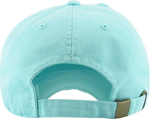 Image of KBETHOS Vintage Washed Distressed Cotton Dad Hat Baseball Cap Adjustable Polo Trucker Unisex Style Headwear