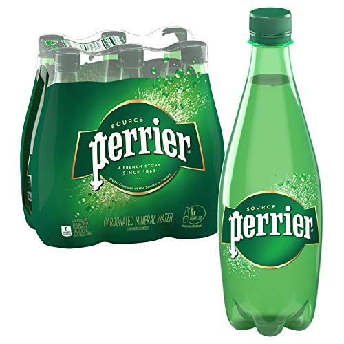 Perrier Carbonated Mineral Water, 16.9 fl oz Plastic Bottles (6 Count)