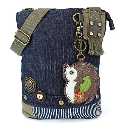CHALA Patch Crossbody Bag-Hedgehog (Deep Blue)