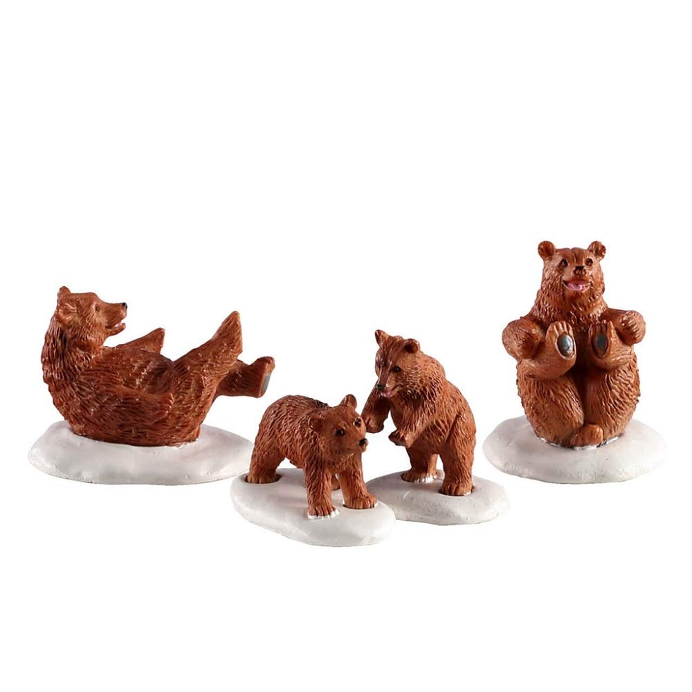 LemaxVillage Collection Bear Family Snowday # 02943