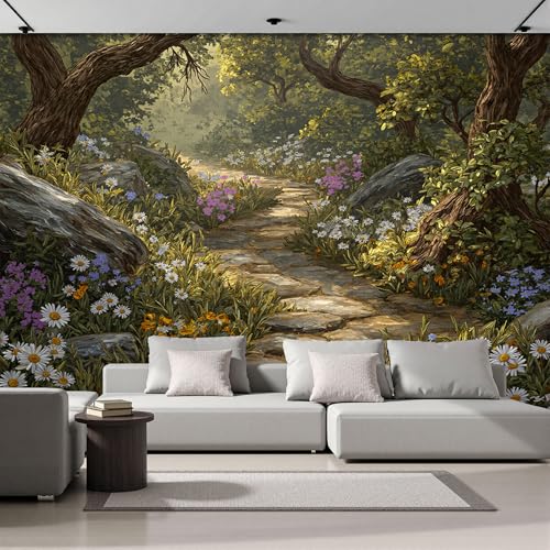 Fresque Murale Tapisserie Campagne pour Chambre d'Enfant - 2