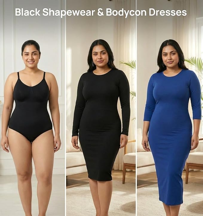 Image of ELEG & STILANCE Women's High-Waisted Body Shaper Tummy Control Slimming Shapewear with Corset, Wired Tummy Tucker, Postpartum Belly Fat Reduction Abdominal Belt