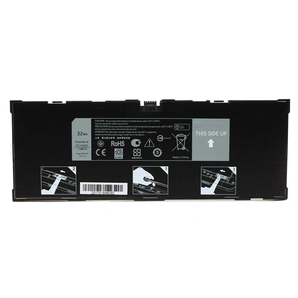 7.4V 32Wh Original 9MGCD Batería para Laptop Compatible con dell Venue 11 PRO (5130) 9MGCD XMFY3 312-1453 VYP88 Tablet