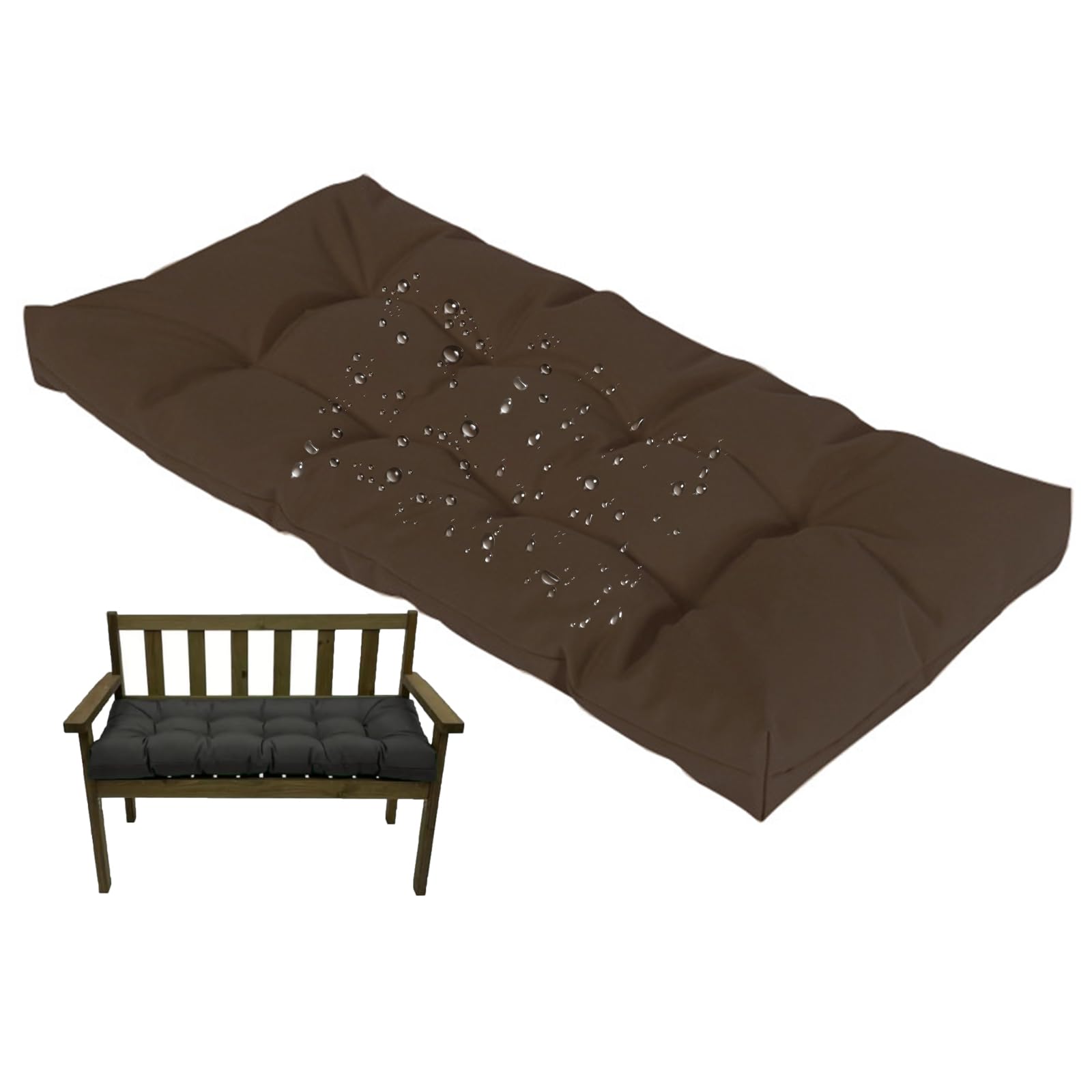 Coussin de banc imperméable pour résoudre l'inconfort des chaises de jardin dures