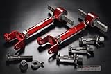 Rev9power K20a K20 2002 to 2006 Rsx Dc5 Ep3 Front+rear Adjustable Camber Kit /Jdm Red Color