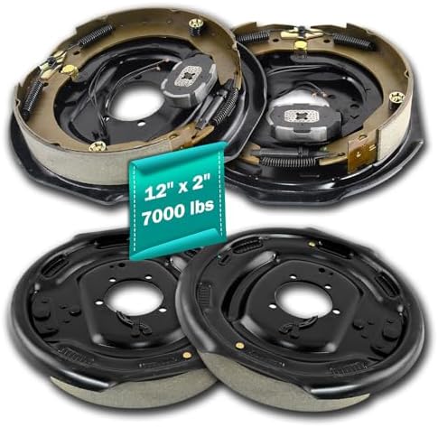 Youxmoto Electric Trailer Brake Assembly 12" X 2" (1 Right 1 Left), For 5,200 Lbs., 6,000 Lbs., And 7,000 Lbs Trailer Axles Trailer Brakes Kit. 1 Pair In | Whizz Brake Assemblies - Foto 6