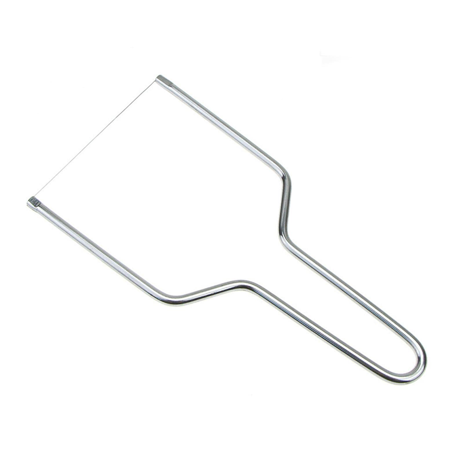 ompait Cheese Wire Slicer, Stainless Steel Cheese Slicer Butter Cutter Board Cake Wire Cutting Kitchen Tool Supplies Accessories(as Shown)