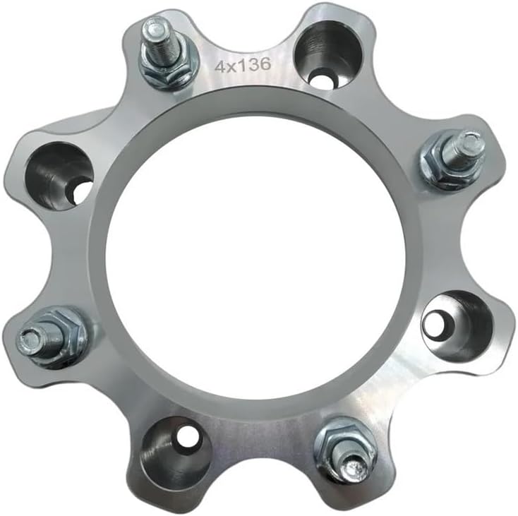 1 Piece 4x136 ATV UTV Aluminum Wheel Spacer 35mm Fit for Ca-a Ou 400 450 500 570 650 800R 1000 Rene 500 M10X1.25 Nut