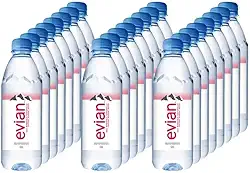 Pack Água Mineral Evian PET 500ml (s/Gás) 24 unidades