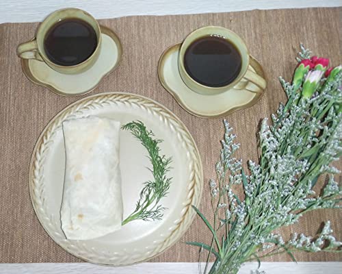 3-Piece-Handmade-Stoneware-Dishware-Plates-9-25-inch-Matte-Craft-Pottery-Dinner-Plates-Microwave-Safe-Embossing-Wheatear-Rimmed-Ceramic-Dinnerware-Platters-Earthy-Brown 3 Piece Handmade Stoneware Dishware Plates 9 25 inch Matte Craft Pottery Dinner Plates Microwave Safe Embossing Wheatear Rimmed Ceramic Dinnerware Platters Earthy Brown
