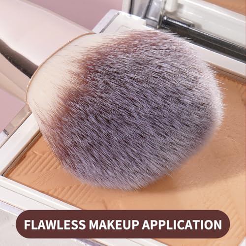 MAANGE Makeup Brush Set 5-Piece Professional Synthetic Makeup Brushes for Foundation, Blush, Power Concealer & Contour Application Travel Make Up Brush with Box (Black) - Image 6