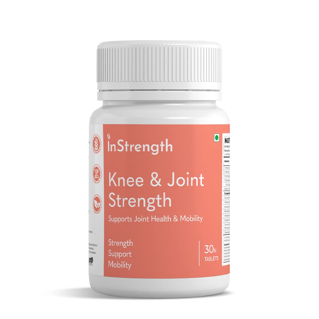 KNEE & JOINT (INDIA'S NO.1 SUPPLEMENT) SUPPORT KNEE & JOINT PAIN CARE,IMPROVE STRENGTH,MOBILITY,STRONG,PREVENT JOINT DAMAGE - (VEG) - 10% OFFER