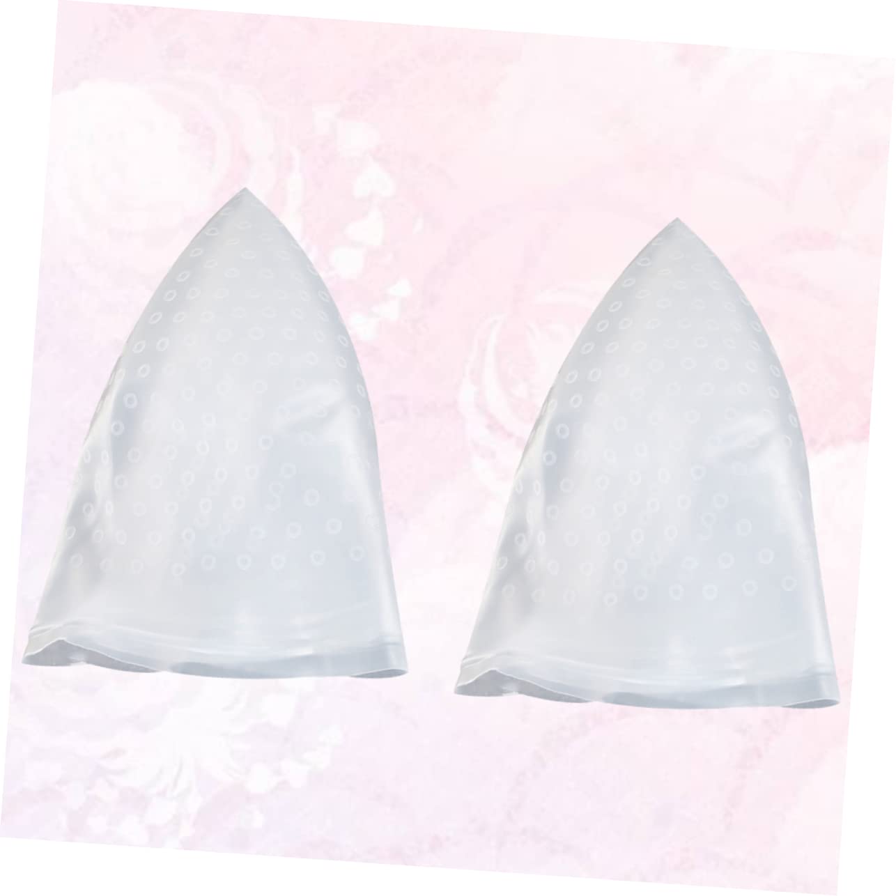 NOLITOY 2sets Silicone Hair Dye Cap Elastic Highlight Hat Protective Salon Hair Cap Dyeing Tool for Home Salon Use 2pcs*2