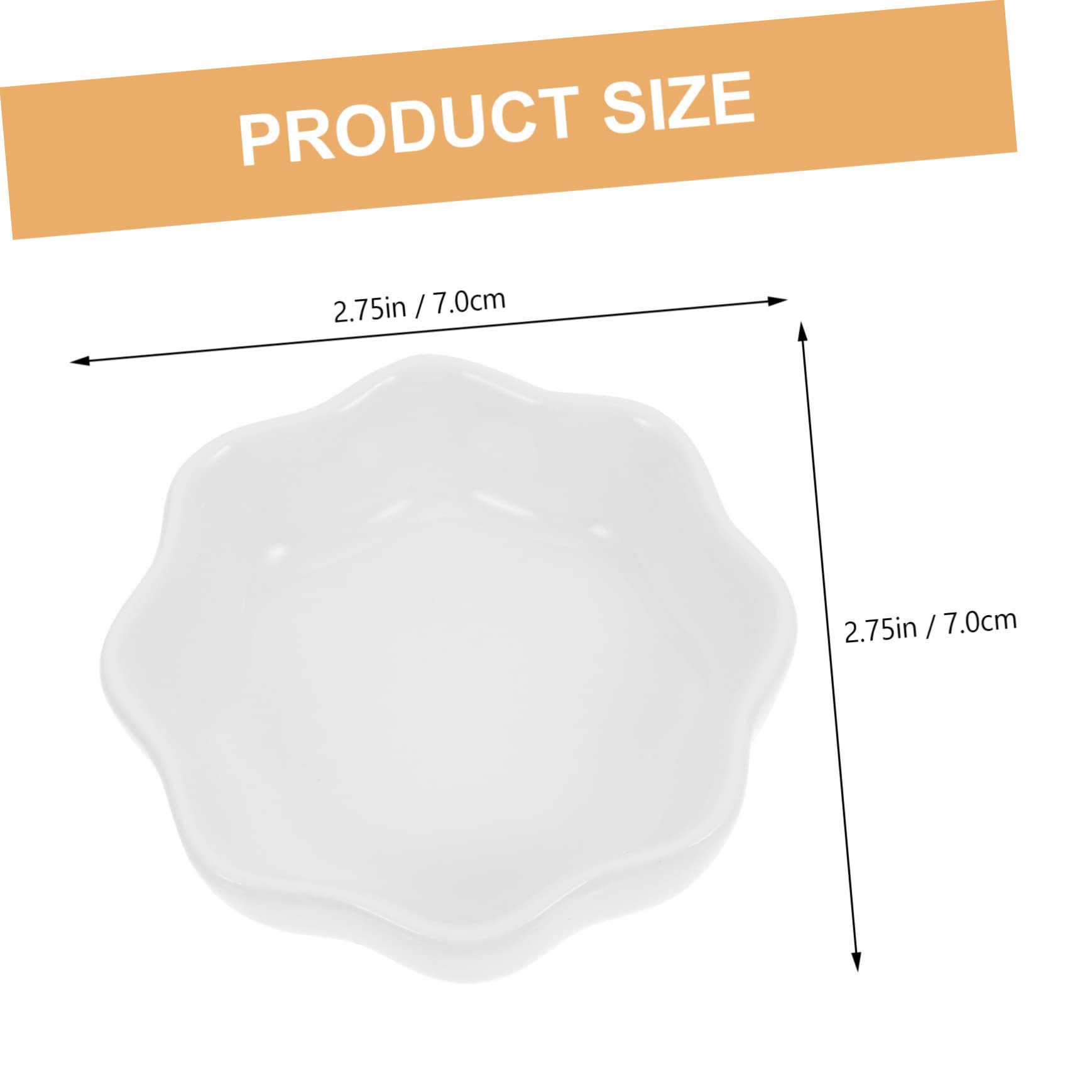 GALPADA 2Pcs Ceramic Hamster Bowls Washable Chinchilla Feeders Wear Resistant Pet Dishes for Daily Feeding Easy to Clean Store for Hamsters Guinea Pigs and Pets