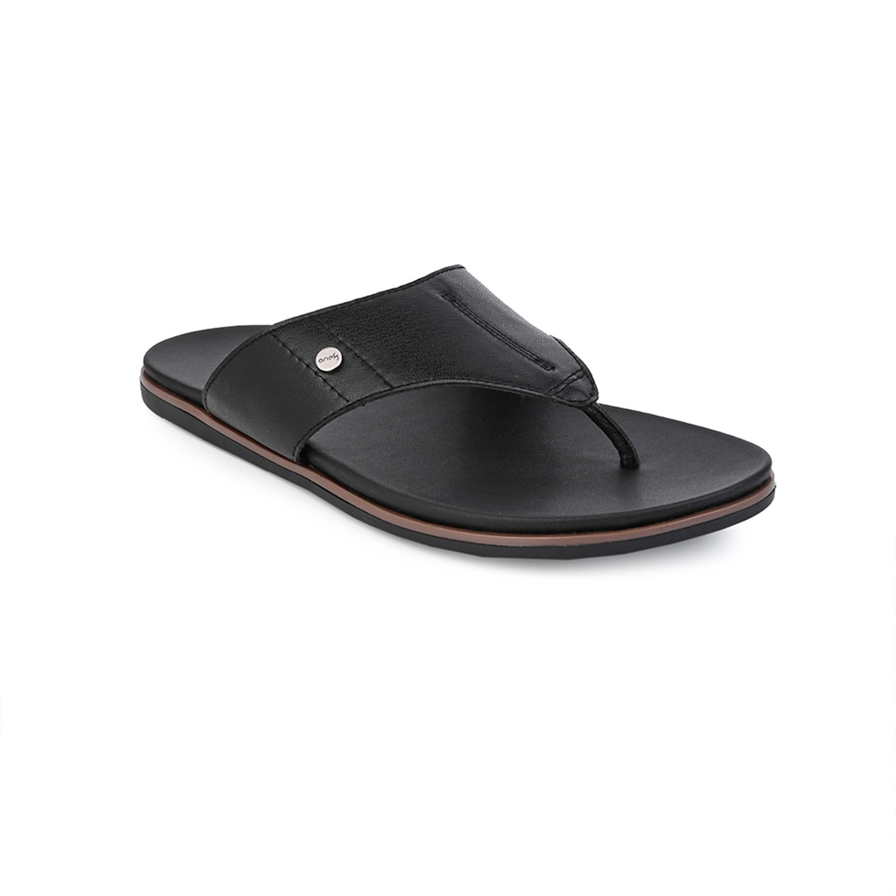 ONE8 by Virat Kohli Ethnic & Smart-Casuals Mens Lightweight Slip-on Comfort Sandals | Black (B0D4FD28SL) Amazon Price History, Amazon Price Tracker