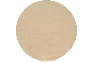 16 Inch Large Round Unfinished Wood Circles for Crafts