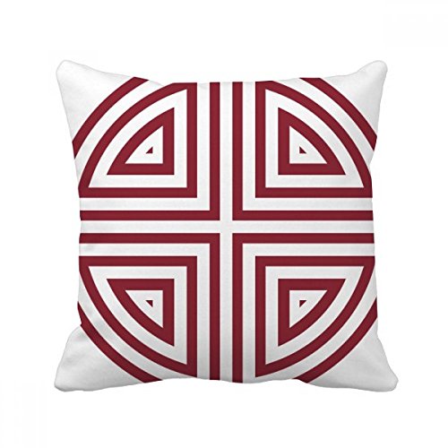 Coussin chinois traditionnel 40x40 multicolore avec insert inclus - 2