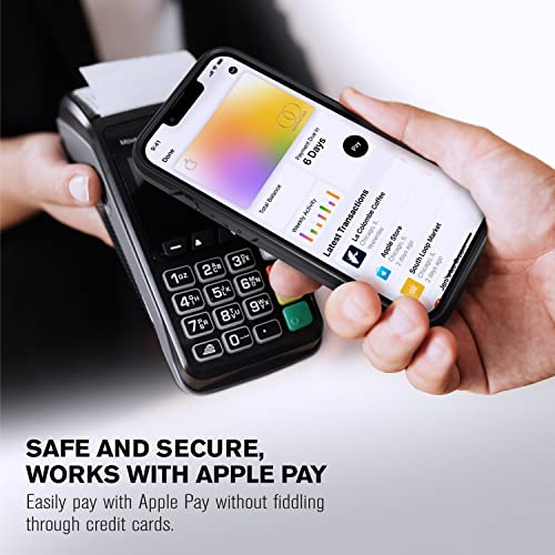 Vena Vcommute Wallet Case Compatible With Apple Iphone 14 Plus (6.7"-Inch), (Military Grade Drop Protection) Flip Leather Cover Card Slot Holder With Kickstand - Space Gray #TOP5