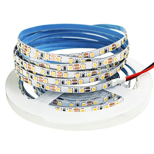 Tira de LED 12V 5mm 5m 600 LEDs Blanco Cálido 3000K miniatura 1