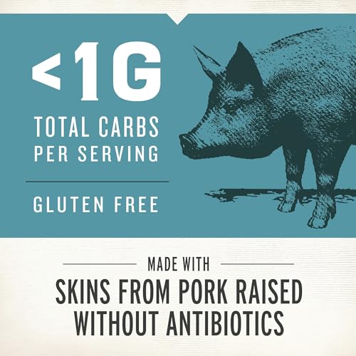 Image of EPIC Sea Salt and Vinegar Pork Rinds, Keto Friendly, Protein Snacks, 2.5 oz